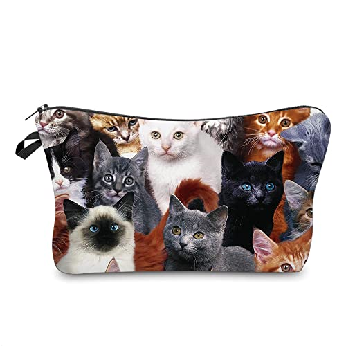 Small Cute Cats Cosmetic Bags