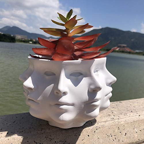 Small Face Plante Head Face Vase