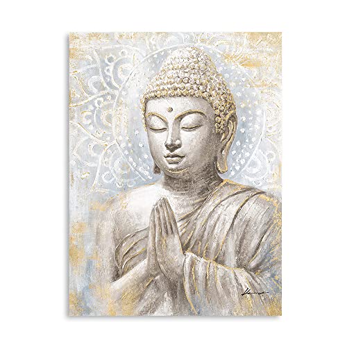 Small Laughing Buddha Painting for Home Decor