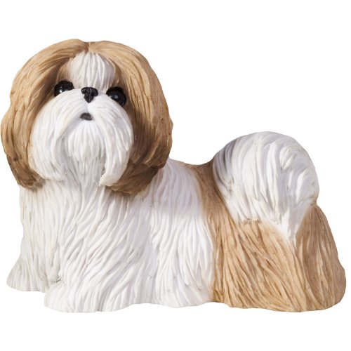 Small Size Multicolor Shih Tzu Sculpture - Sandicast