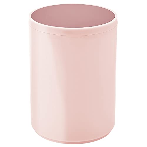 Small Slim Round Trash Can with Swing Lid