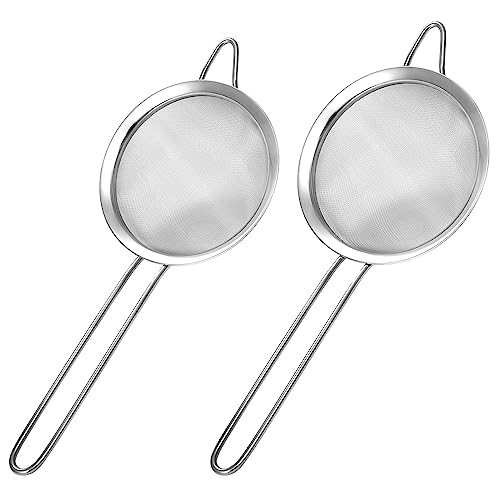 Small Stainless Steel Sieves with Handles