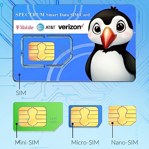 Smart Data SIM Card for Security/Hunting Trail Cameras, GPS Trackers & More