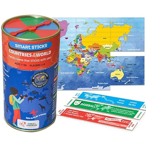 Smart Sticks Countries of The World Game