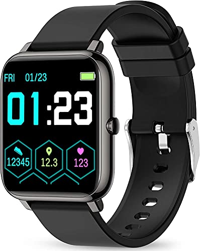 Smart Watch with Heart Rate Monitor, Blood Pressure, Blood Oxygen Tracking
