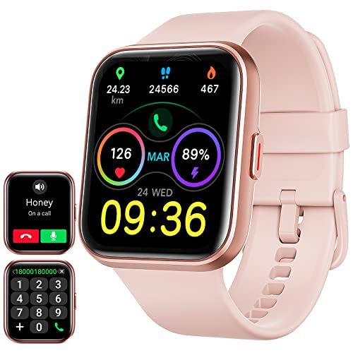 Smart Watches for Women - Fitness Tracker with Bluetooth Call and Alexa