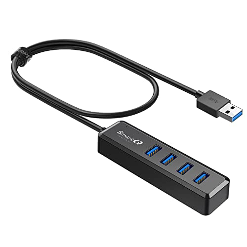 SmartQ USB 3.0 Hub for Laptop with 2ft Long Cable