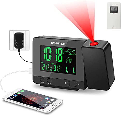 SMARTRO SC31B Projection Alarm Clock