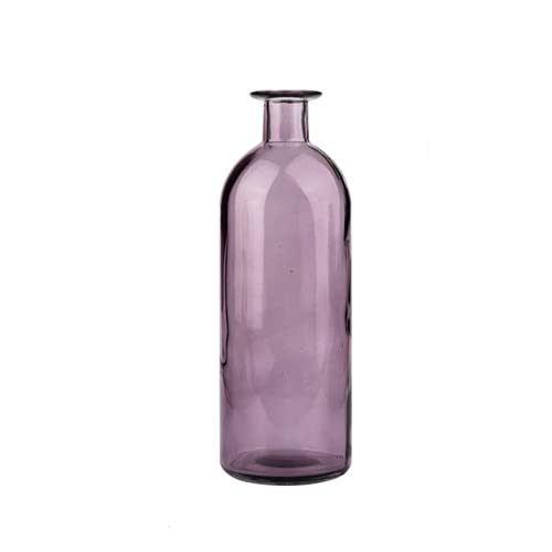 Smooth Face Clear Glass Vase for Flower