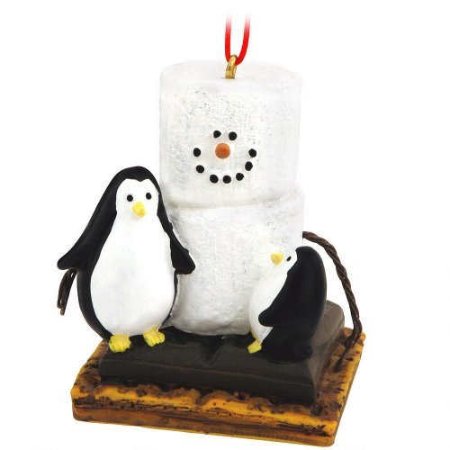 S'mores with Penguins Ornament