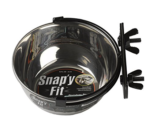 Snap'y Fit Stainless Steel Food Bowl for Pets