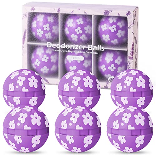 Sneaker Deodorizer Balls - Fresh Lavender Shoe Odor Absorber