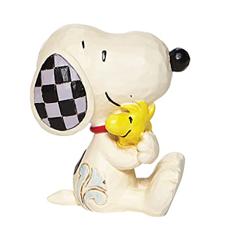 Snoopy Hugging Woodstock Miniature Figurine