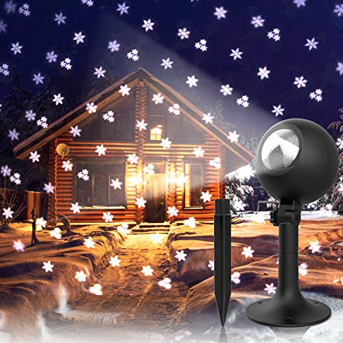 Snowflakes Projection Light LED Waterproof Xmas Show Outdoor Spotlight