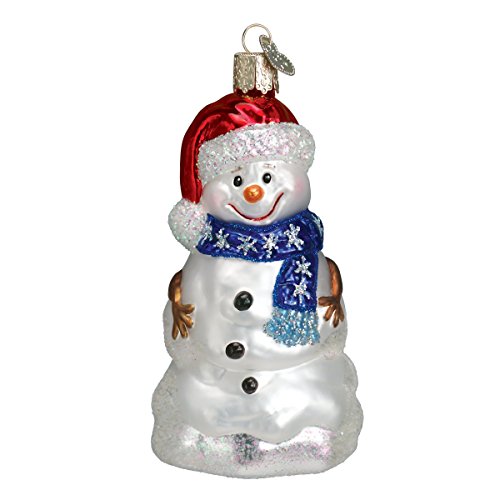 Snowman Assortment Glass Blown Ornaments