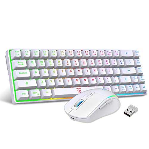 Snpurdiri Wireless Gaming Keyboard and Mouse Combo