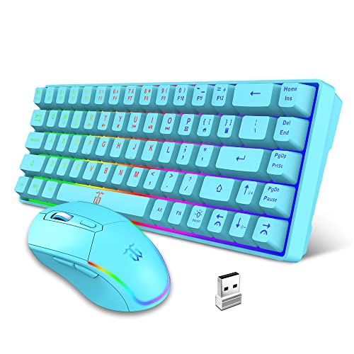Snpurdiri Wireless Gaming Keyboard and Mouse Combo