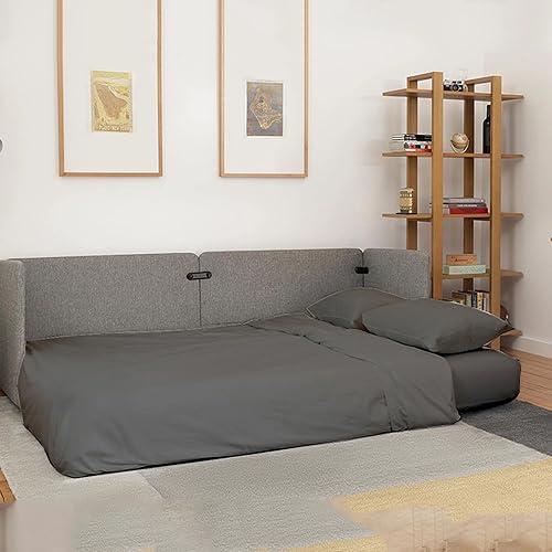 Sofa Bed Fitted Sheet - Dark Grey Microfiber Bottom Sheet