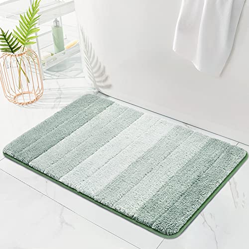 Soft and Absorbent Ombre Bath Mat Bathroom Rugs