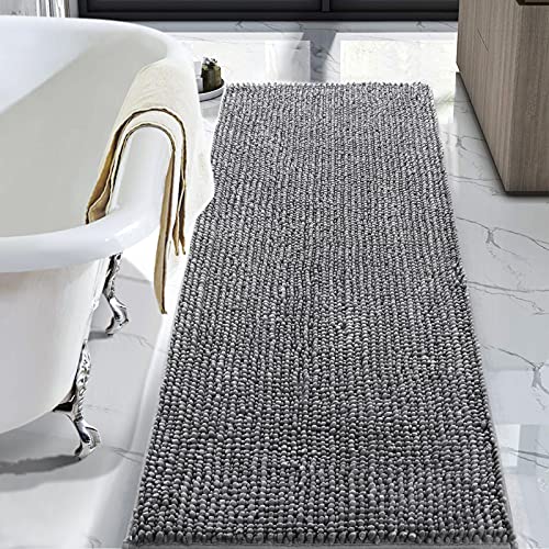 Soft and Comfy Chenille Bath Rug Runner