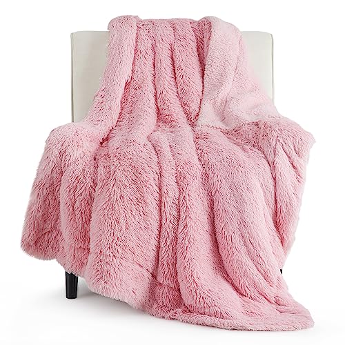 Soft and Cozy Pink Throw Blanket