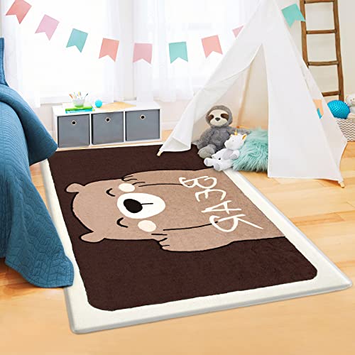 Soft and Cute Kids Rug for Playrooms and Bedrooms