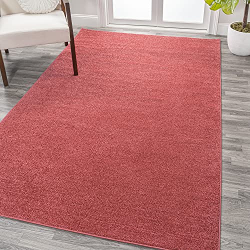 Soft and Durable Red Area Rug