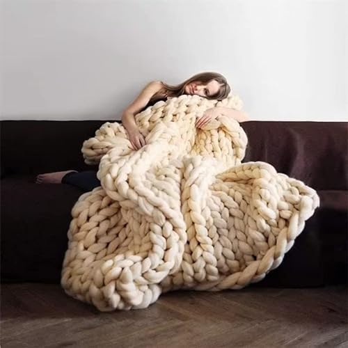 Soft Chenille Knit Blanket Throw