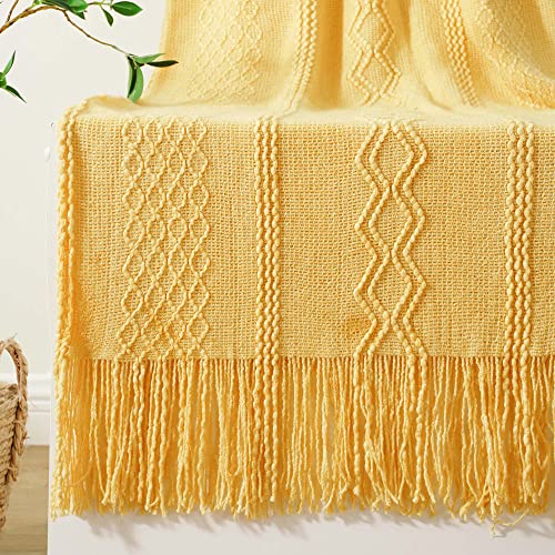 Soft Decorative Knitted Throw Blanket