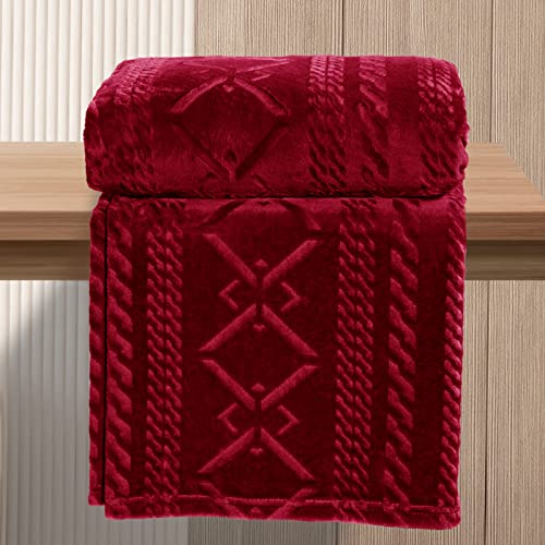 Soft Fleece Throw Blanket for Couch