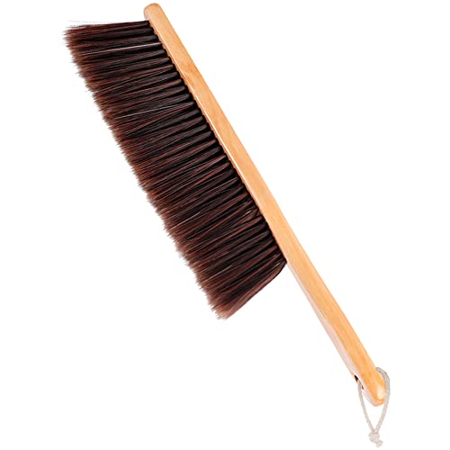 Soft Horsehair Upholstery Brush with Handle