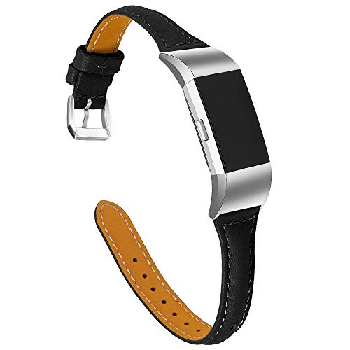 Soft Leather Band Replacement for Fitbit Charge 2 Smart Watch