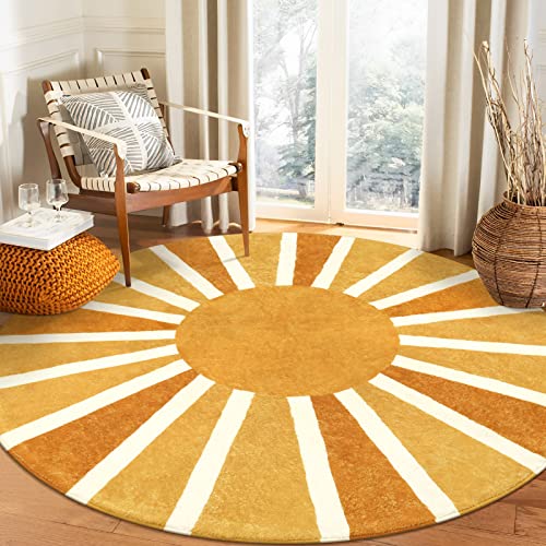 Soft & Non-Slip Round Area Rug