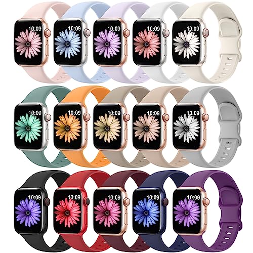 Soft Silicone Bands for Apple Watch