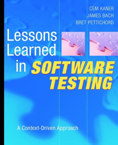 Software Testing: A Context-Driven Approach
