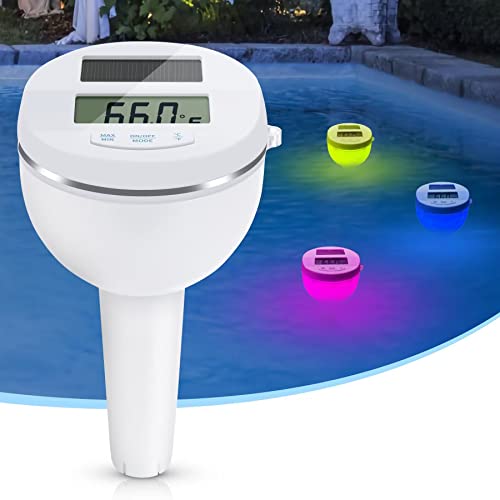 Solar Powered Floating Pool Thermometer