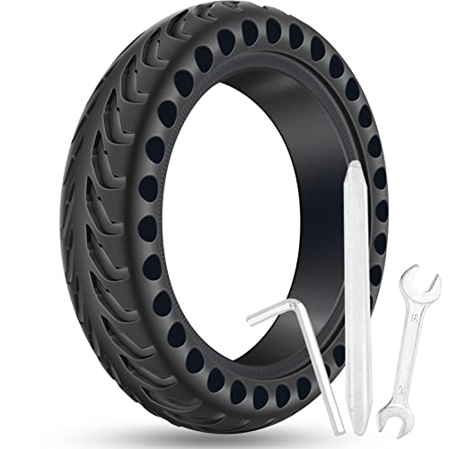 Solid Tire for Xiaomi m365 Electric Scooter gotrax gxl/gotrax XR with 3 Installation Tools, 8.5 inches Electric Scooter Solid Tires (1PCS)