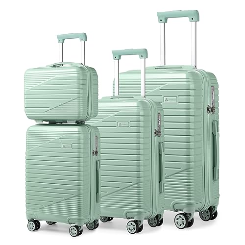 Somago 3 Piece Luggage Sets with Cosmetic Case