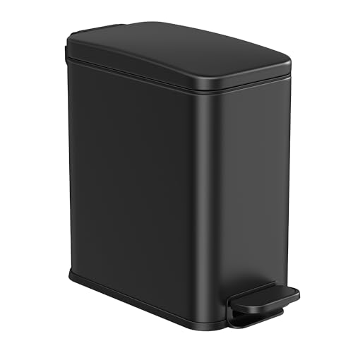 SONGMICS Bathroom Trash Can - Compact and Stylish Waste Solution