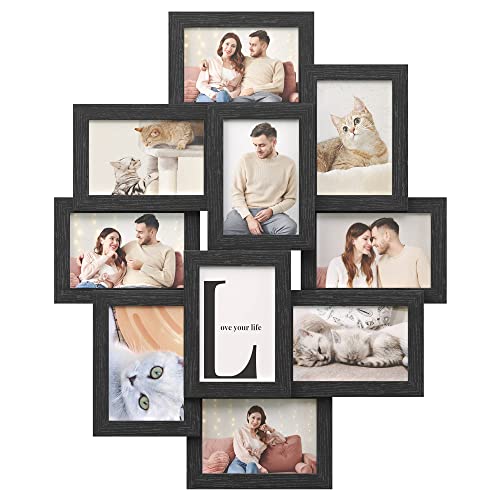 SONGMICS Collage Picture Frames - Set of 10