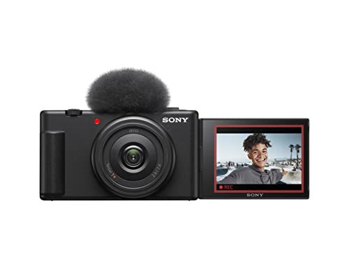 Sony ZV-1F Vlog Camera for Content Creators and Vloggers Black