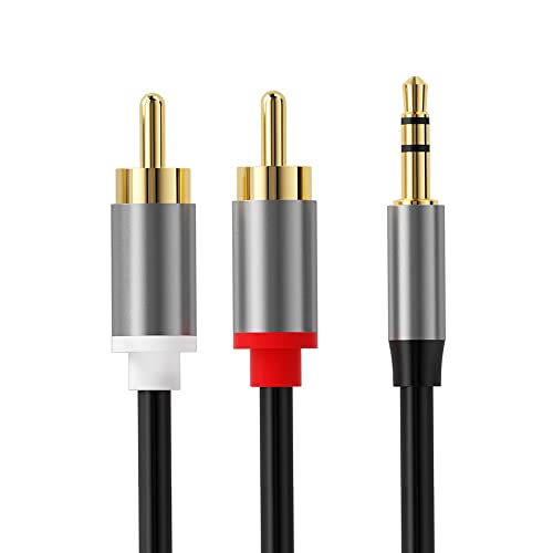 Sorthol 3.5mm to 2-Male RCA Adapter Audio Stereo Cable