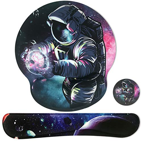 Sosolong Astronaut Mouse Pad with Wrist Support