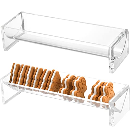 SOUJOY Cracker Tray: Elegant Acrylic Biscuit Stand for Events