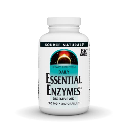 Source Naturals Essential Enzymes 500mg Digestive Aid