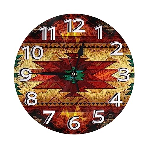 Southwest Indian Decorative Wall Clock