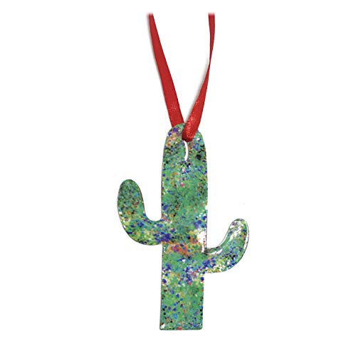 Southwestern Cactus Rustic Christmas Ornament