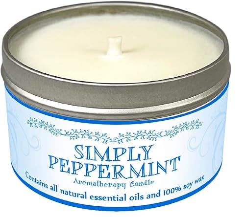 Soy Wax Aromatherapy Candle - Simply Peppermint