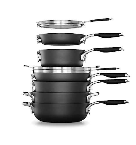Space-Saving Nonstick Cookware Set