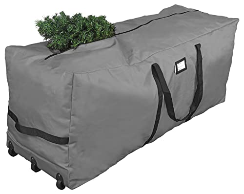 Spacious Rolling Tree Storage Bag with Handles and Wheels